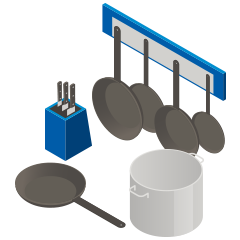 Посуда и принадлежности